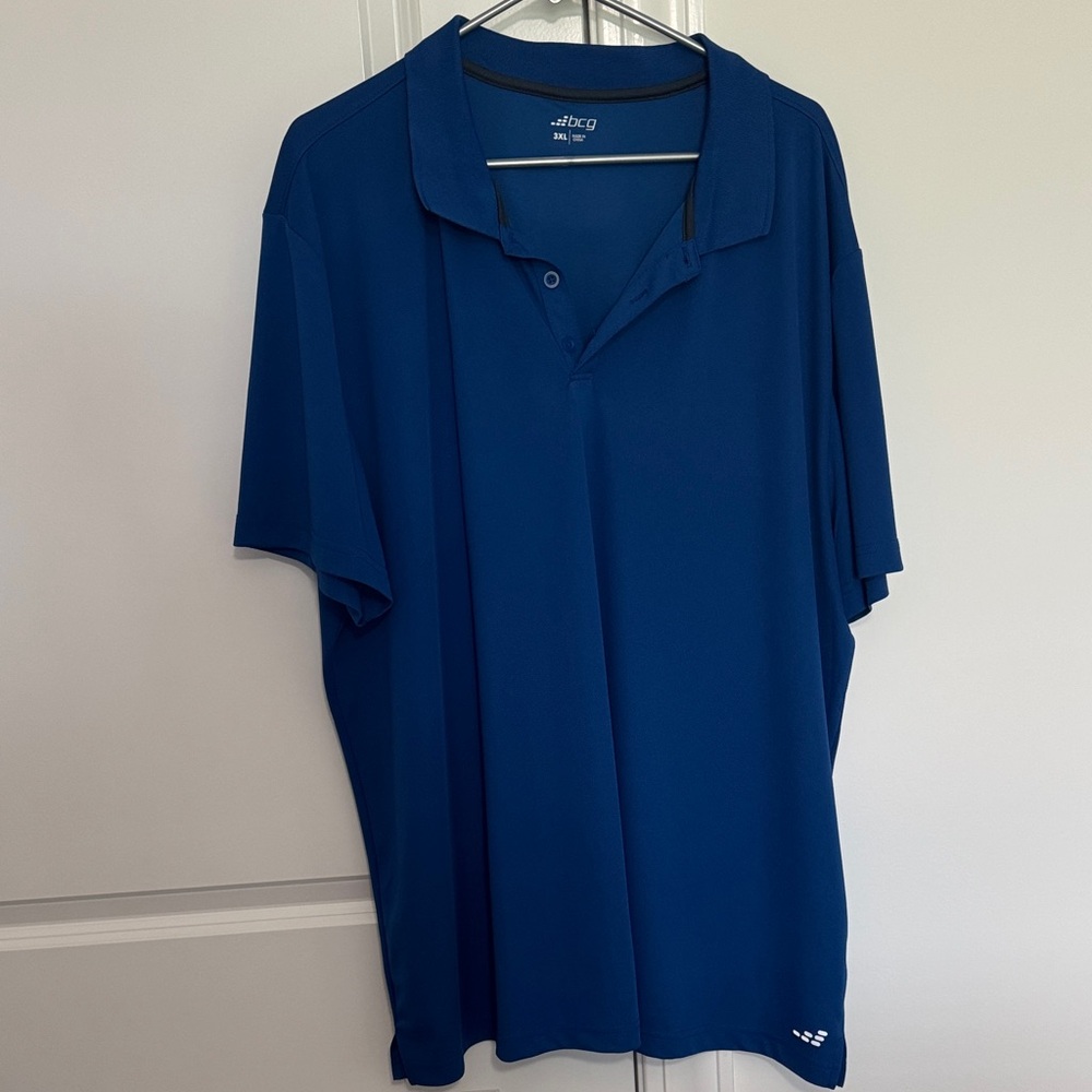 BCG Men's royal blue Polo Shirt